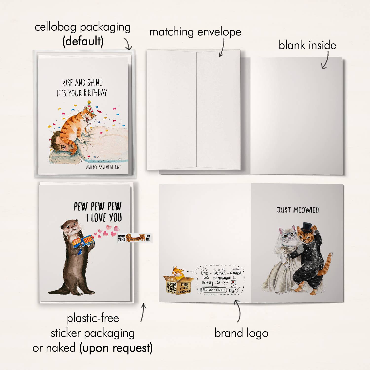 STINKY PROUD SKUNK GRADUATION CARD