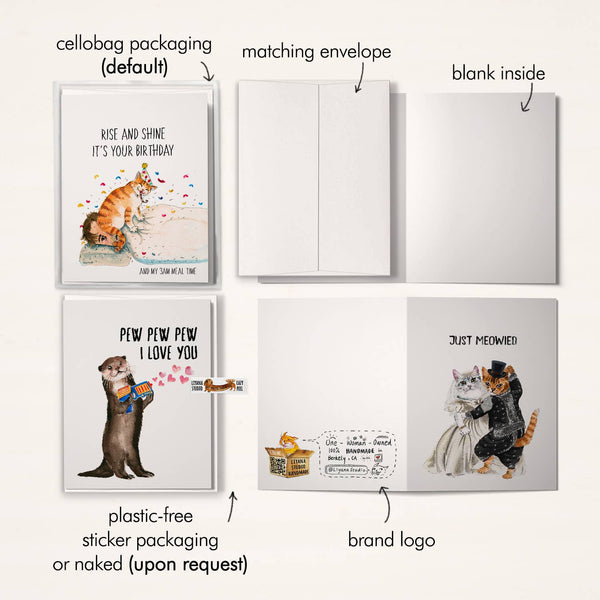 STINKY PROUD SKUNK GRADUATION CARD