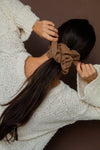 MOCHA JUMBO SCRUNCHIE