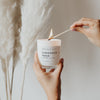 LAVENDER AND SAGE SOY CANDLE - WHITE JAR - 11 OZ