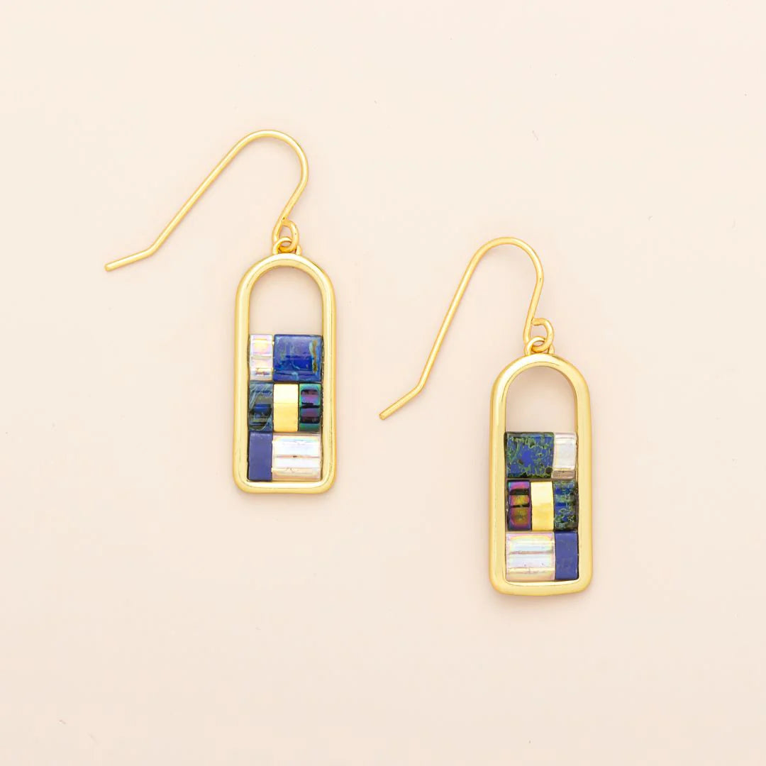 GOOD KARMA MIYUKI FRAME EARRING