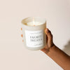 FAVORITE SWEATER SOY CANDLE - TAN MATTE JAR - 15 OZ