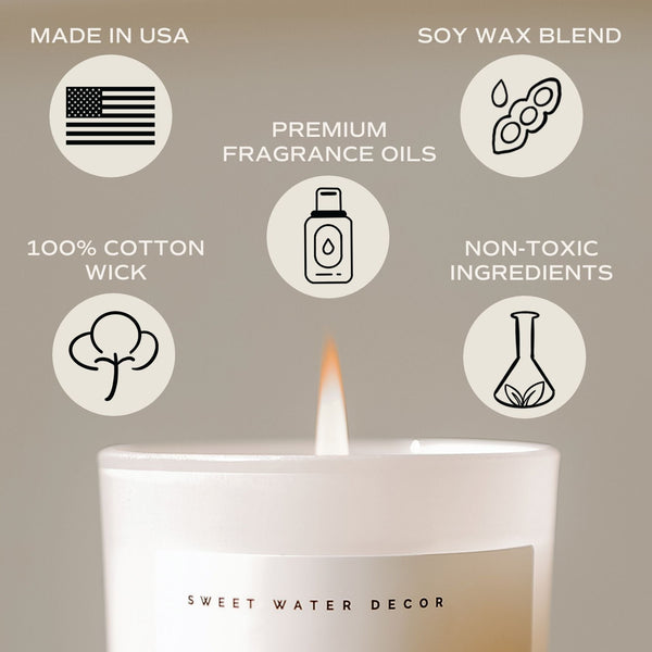 FRESH COFFEE SOY CANDLE - WHITE JAR - 11 OZ