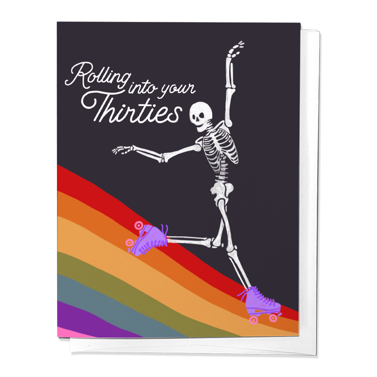 ROLLING INTO YOUR 30S GREETING CARD