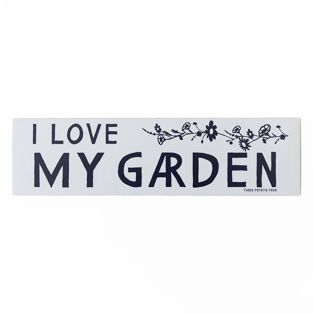 BUMPER MAGNET- I LOVE MY GARDEN