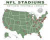 NFL STADIUM CHECKLIST POSTER (NATIONAL FOOTBALL LEAGUE)