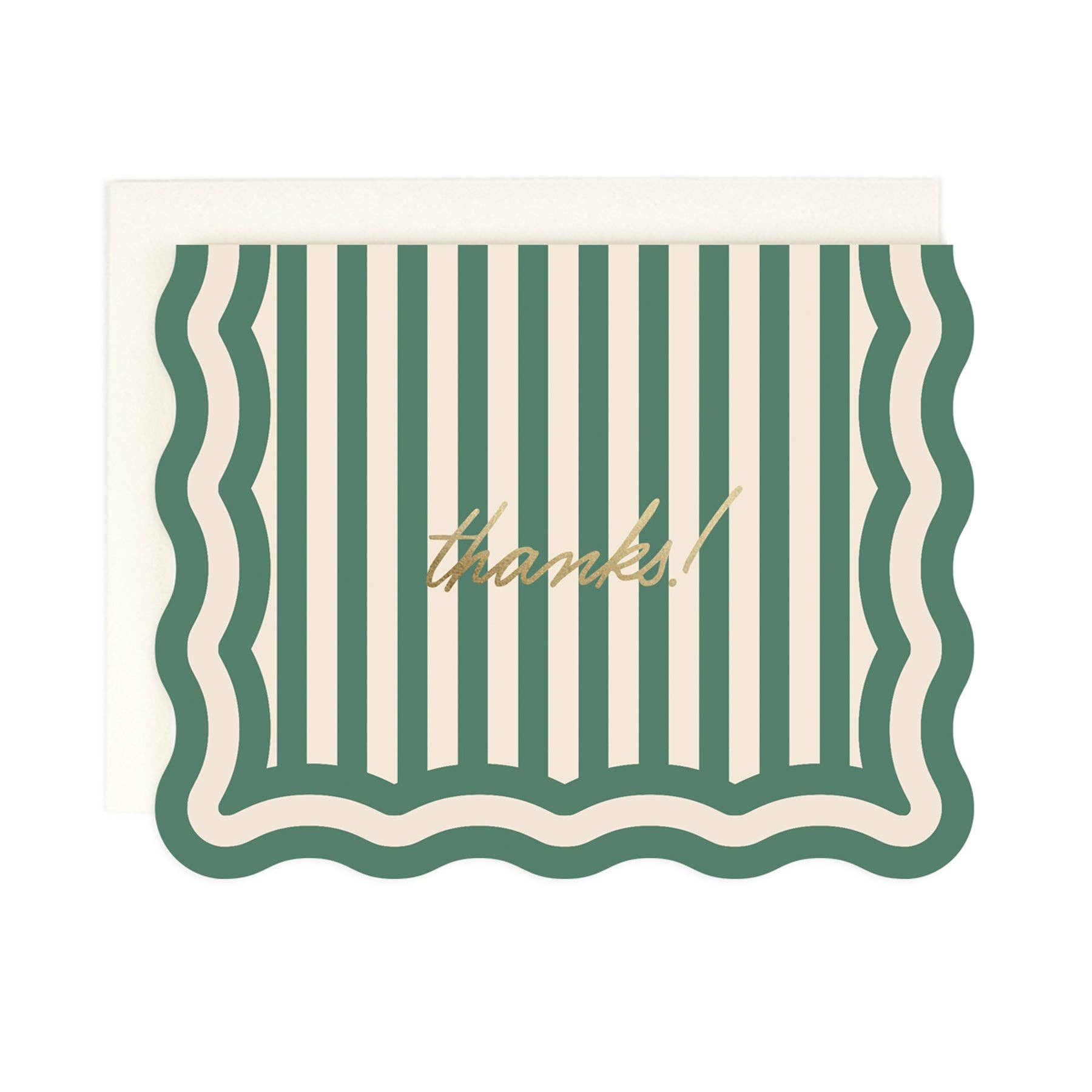 THANKS! STRIPED THANK YOU CARD