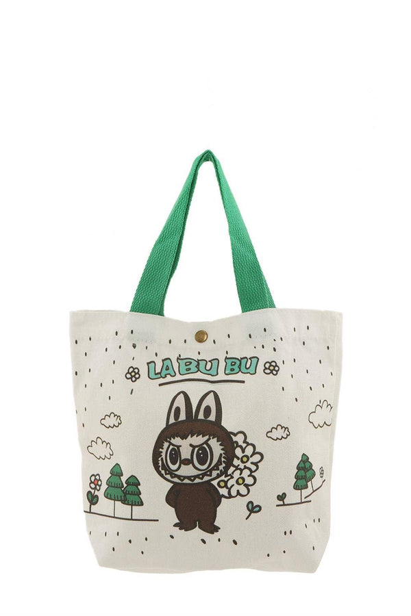 LABUBU CANVAS MINI TOTE BAG