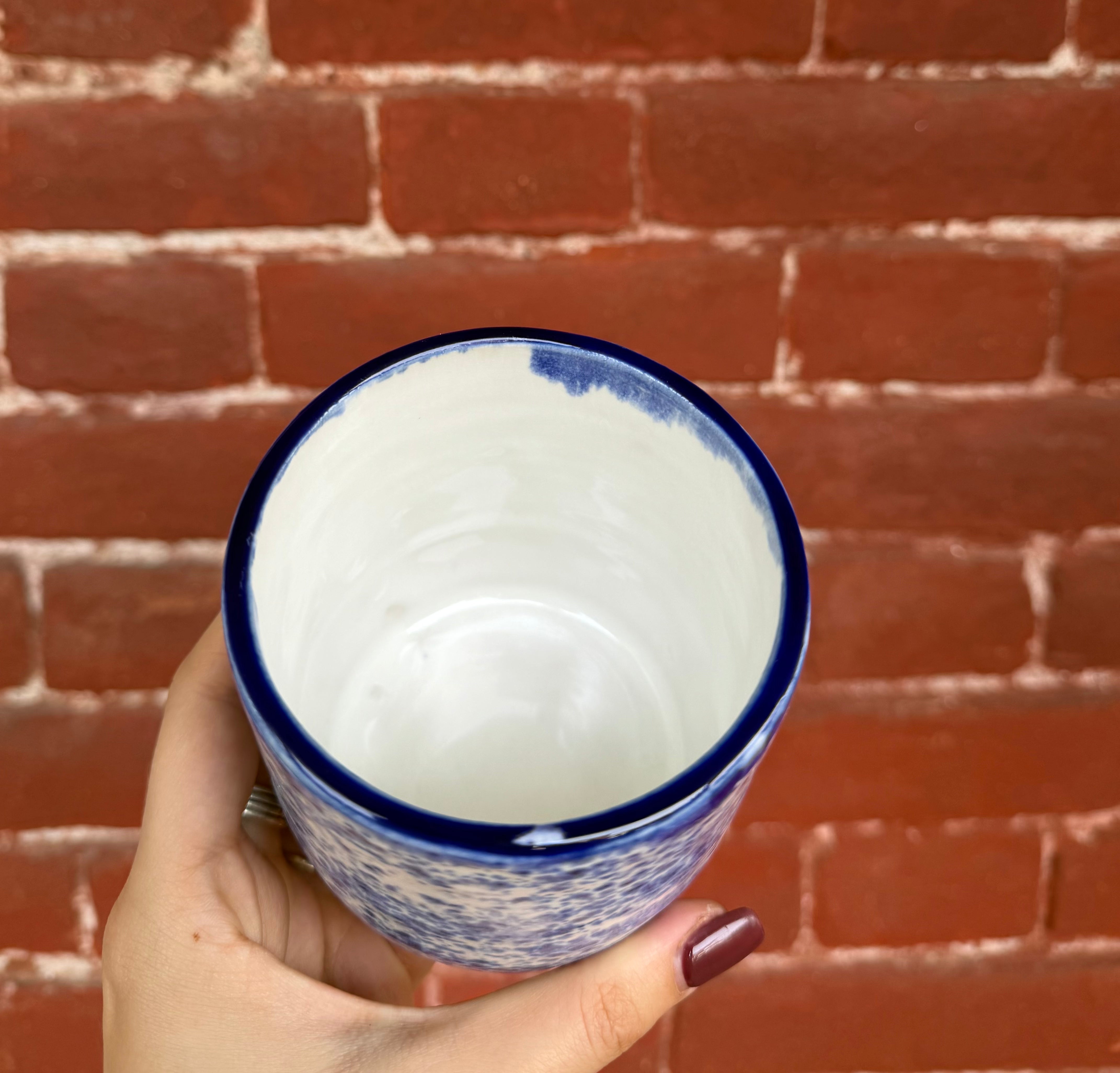BLUE SPECKLED TUMBLER AR