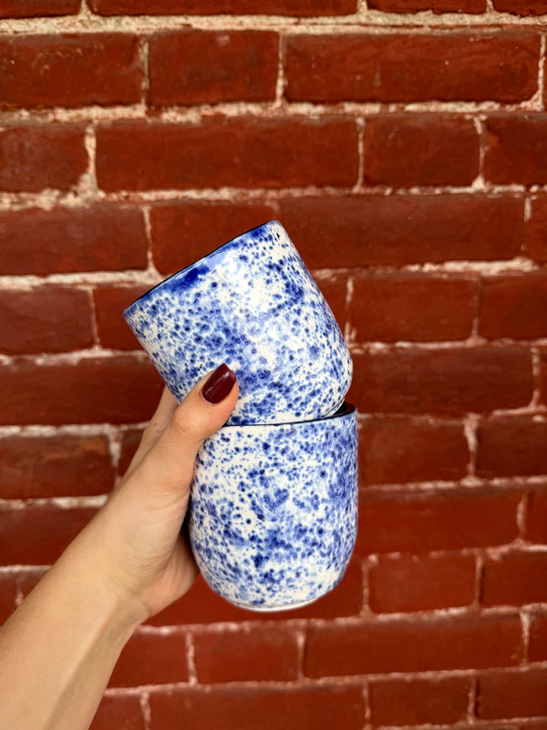 BLUE SPECKLED TUMBLER AR