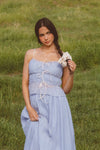 CREAM GINGHAM JUMBO SCRUNCHIE