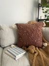 THROW - DREAMY SHERPA WITH POMPOMS, TAUPE