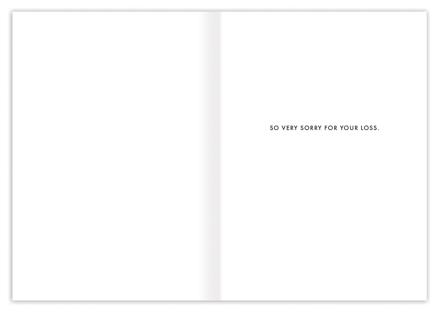 PAW PRINTS PET SYMPATHY CARD