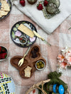 WOODEN BUTTERFLY SHAPE DISH/TRAY/BOWL