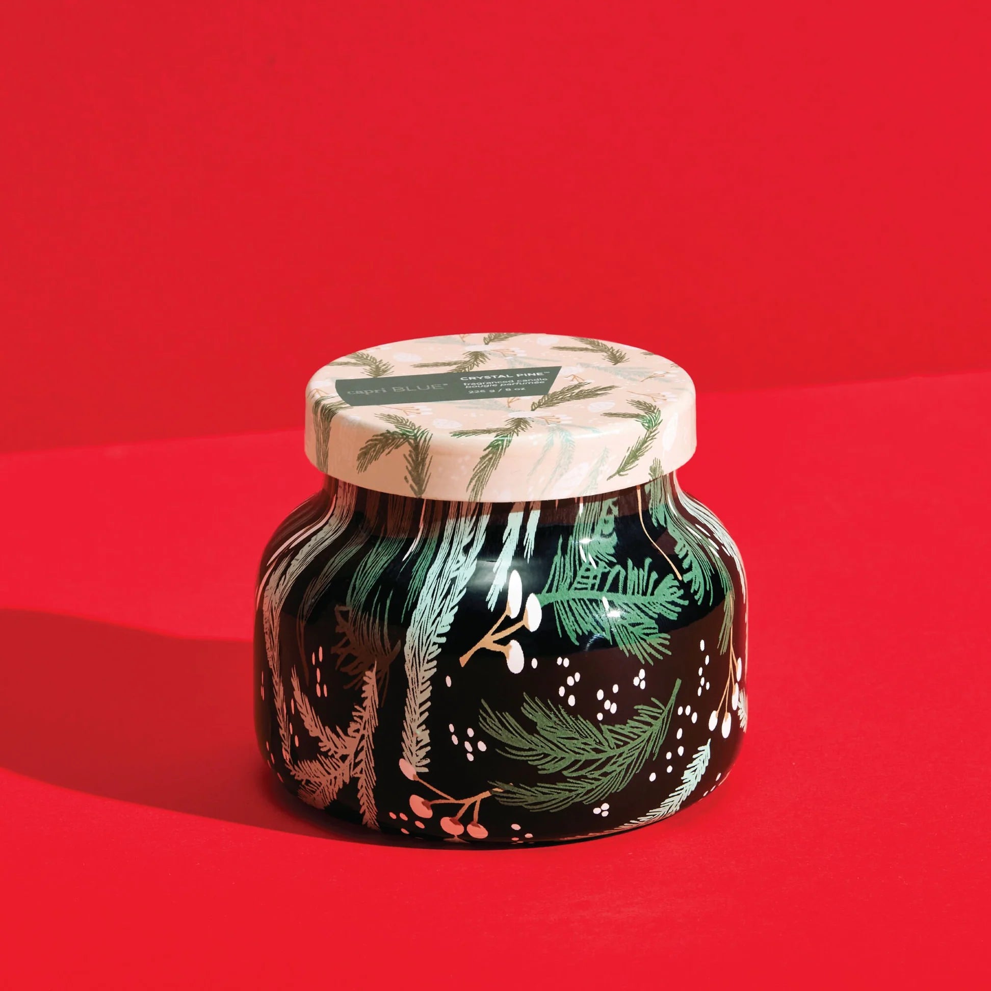 HOLIDAY PATTERN PLAY - CRYSTAL PINE PETITE JAR, 8 oz