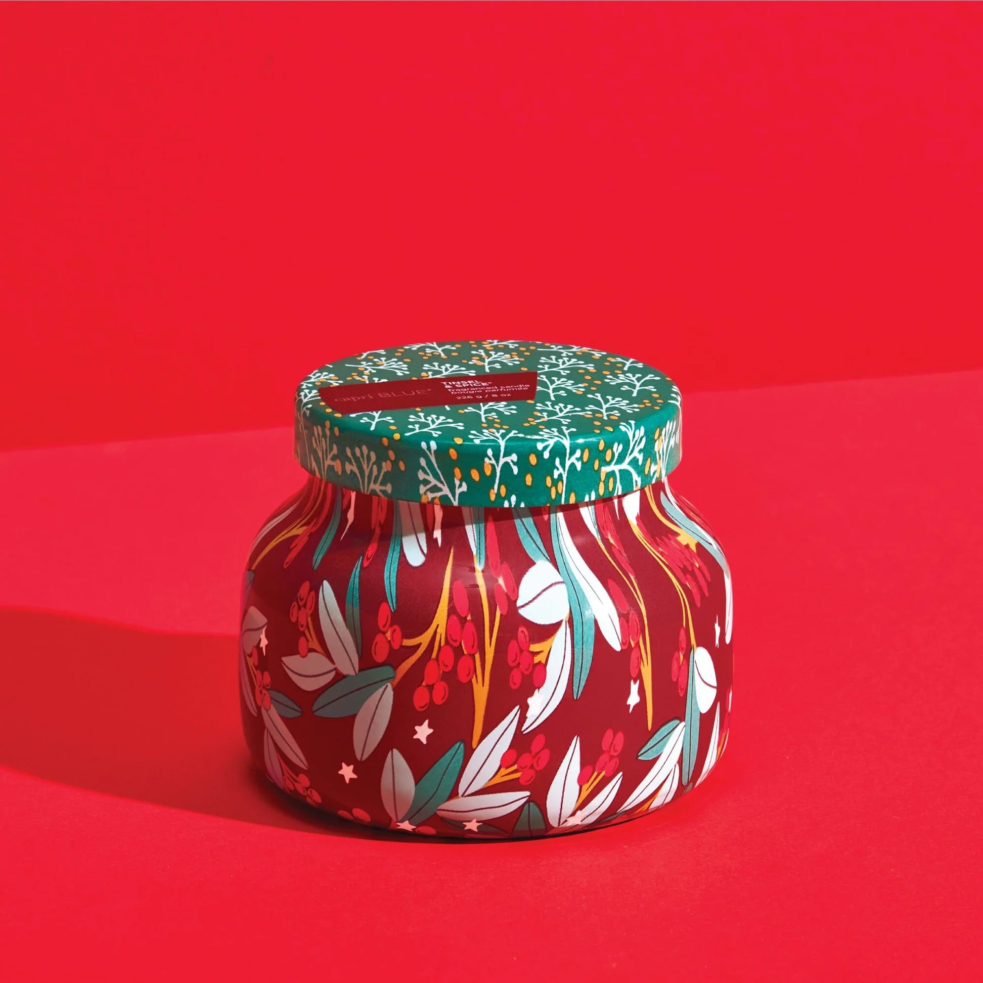 HOLIDAY PATTERN PLAY - TINSEL & SPICE PETITE JAR, 8 oz