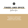 HOLIDAY PATTERN PLAY - TINSEL & SPICE PETITE JAR, 8 oz