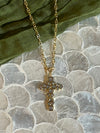 DIAMOND CROSS NECKLACE CBK