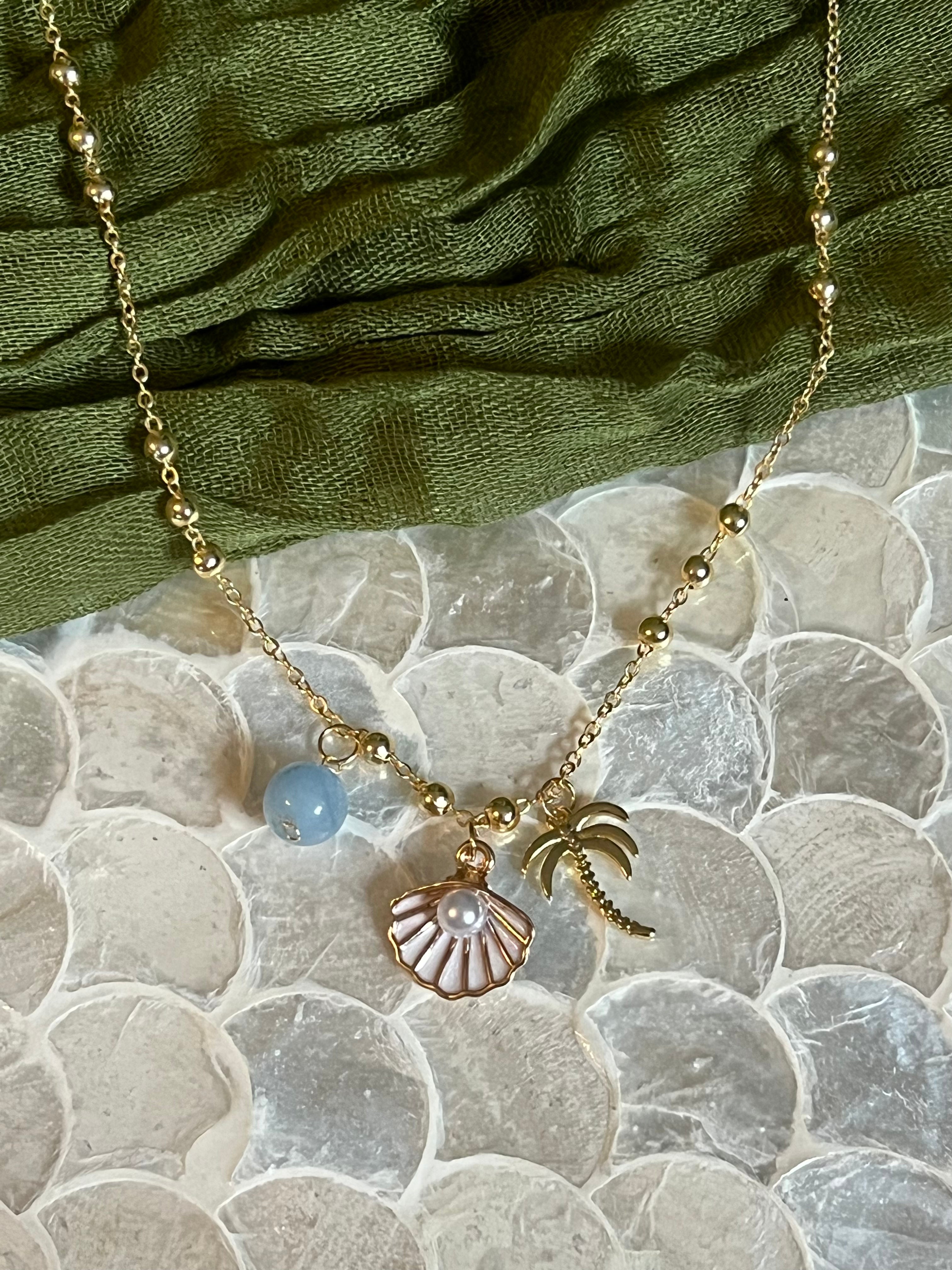 SEA THEAMED CHARM NECKLACE CBK