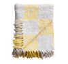 HAND-WOVEN COTTON THROW W/ FRINGE