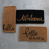 HELLO BEAUTIFUL DOORMAT