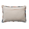 NEW ZEALAND WOOL TUFTED CHECKERED LUMBAR PILLOW WITH COTTON BACK
