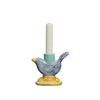 HAND-PAINTED STONEWARE BIRD TAPER HOLDER (EACH ONE WILL VARY) ©