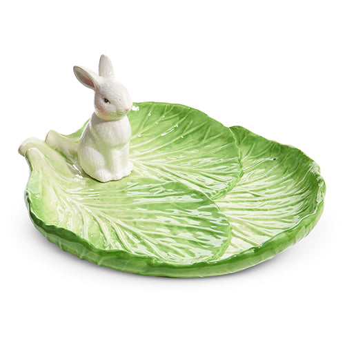 CABBAGE BUNNY TRAY 8"
