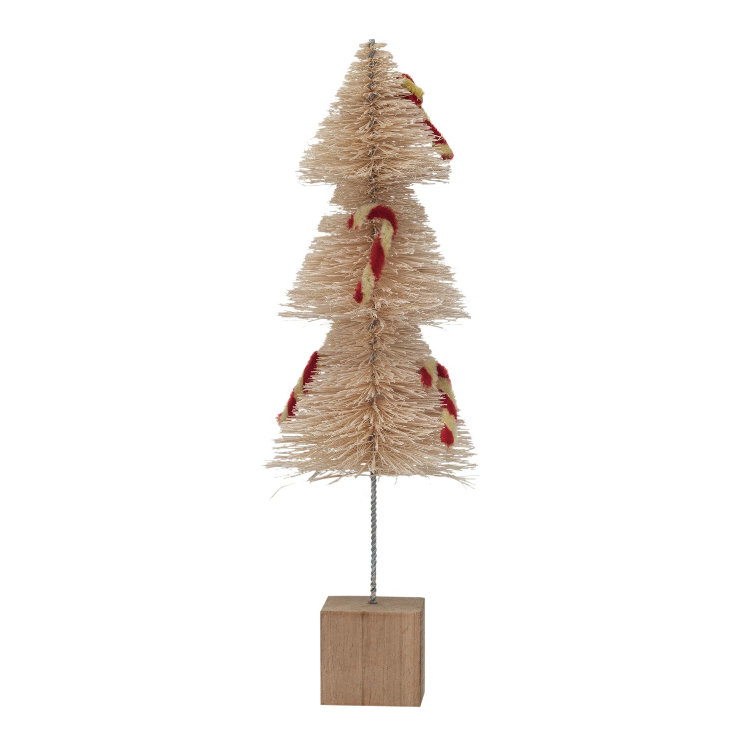 CANDY CANE BOTTLE BRUSH TREE