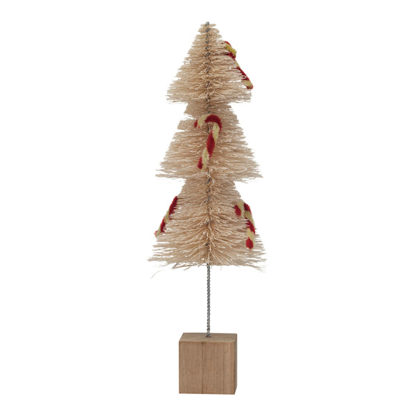 CANDY CANE BOTTLE BRUSH TREE