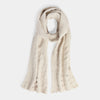SWEET SCALLOP KNIT SCARF