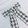 DAISY PICNIC GINGHAM BOW HAIR CLIP