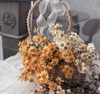 13" TALL FAUX DRIED DAISIES BUNCH