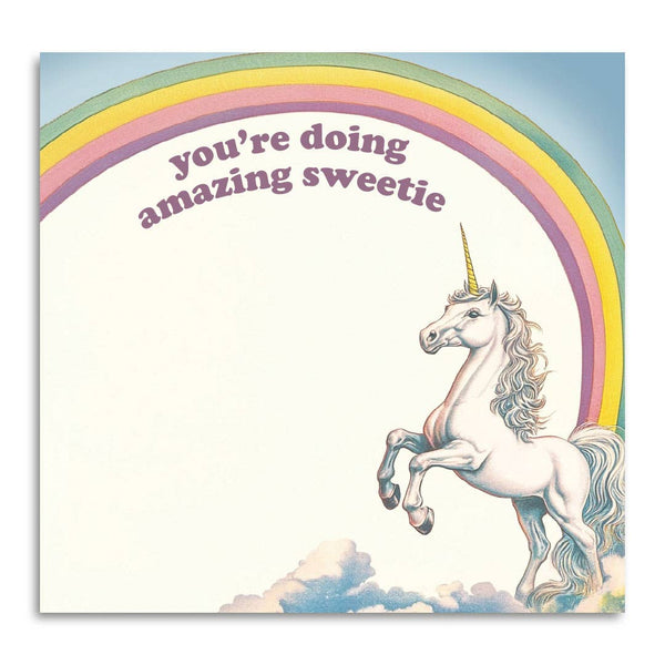 YOU'RE DOING AMAZING STICKY NOTE PAD