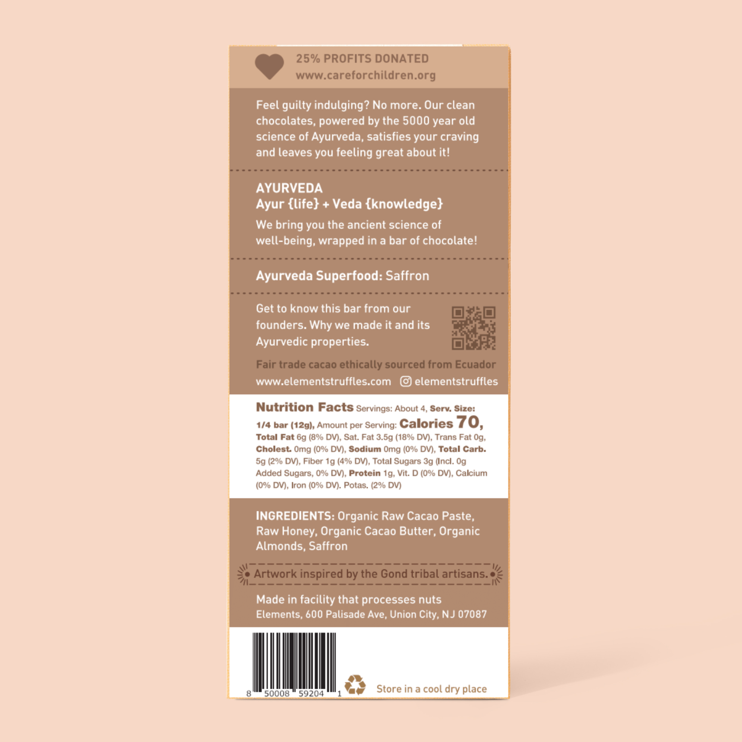 ALMOND CRUNCH 75% DARK CHOCOLATE