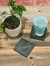 FOUR DOG DESIGNS SLATE COASTERS - DELAWARE