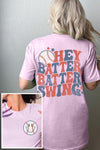 BATTER SWING BASEBALL GRAPHIC T-SHIRTS