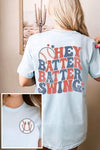 BATTER SWING BASEBALL GRAPHIC T-SHIRTS