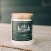 CABIN - WOOD TOP CANDLE