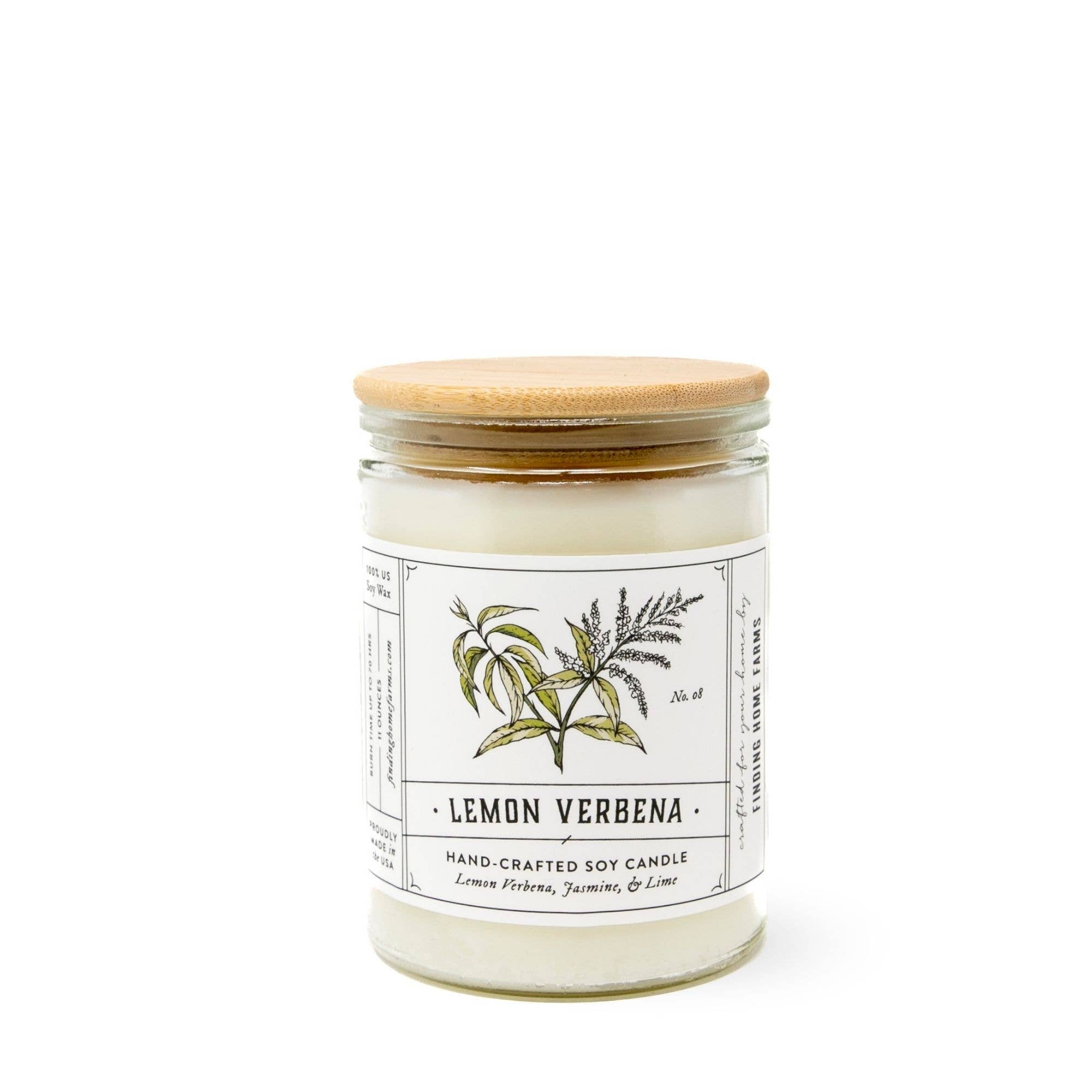 LEMON VERBENA - WOOD TOP CANDLE