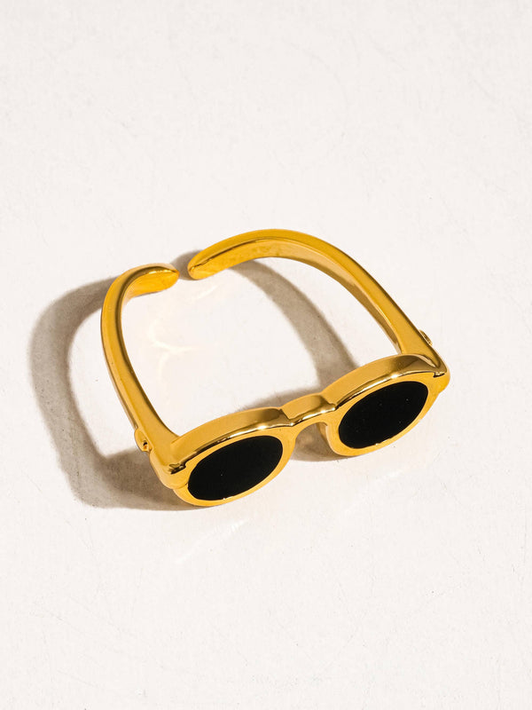 DEAN 18K GOLD SUNGLASSES RING