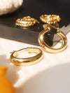 CONSTANCE 18K NON-TARNISH CLASSIC HOOP