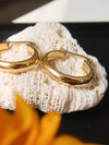 CONSTANCE 18K NON-TARNISH CLASSIC HOOP