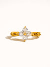 FINN 18K GOLD NON-TARNISH FLOWER CHAIN RING
