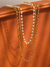 CADEAUX 18K GOLD NON-TARNISH NECKLACE