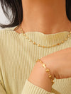 MADELEINE NON-TARNISH PETITE HEART CHAIN BRACELET