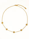SUNDOWN NON-TARNISH FESTIVAL DAISY CHAIN NECKLACE