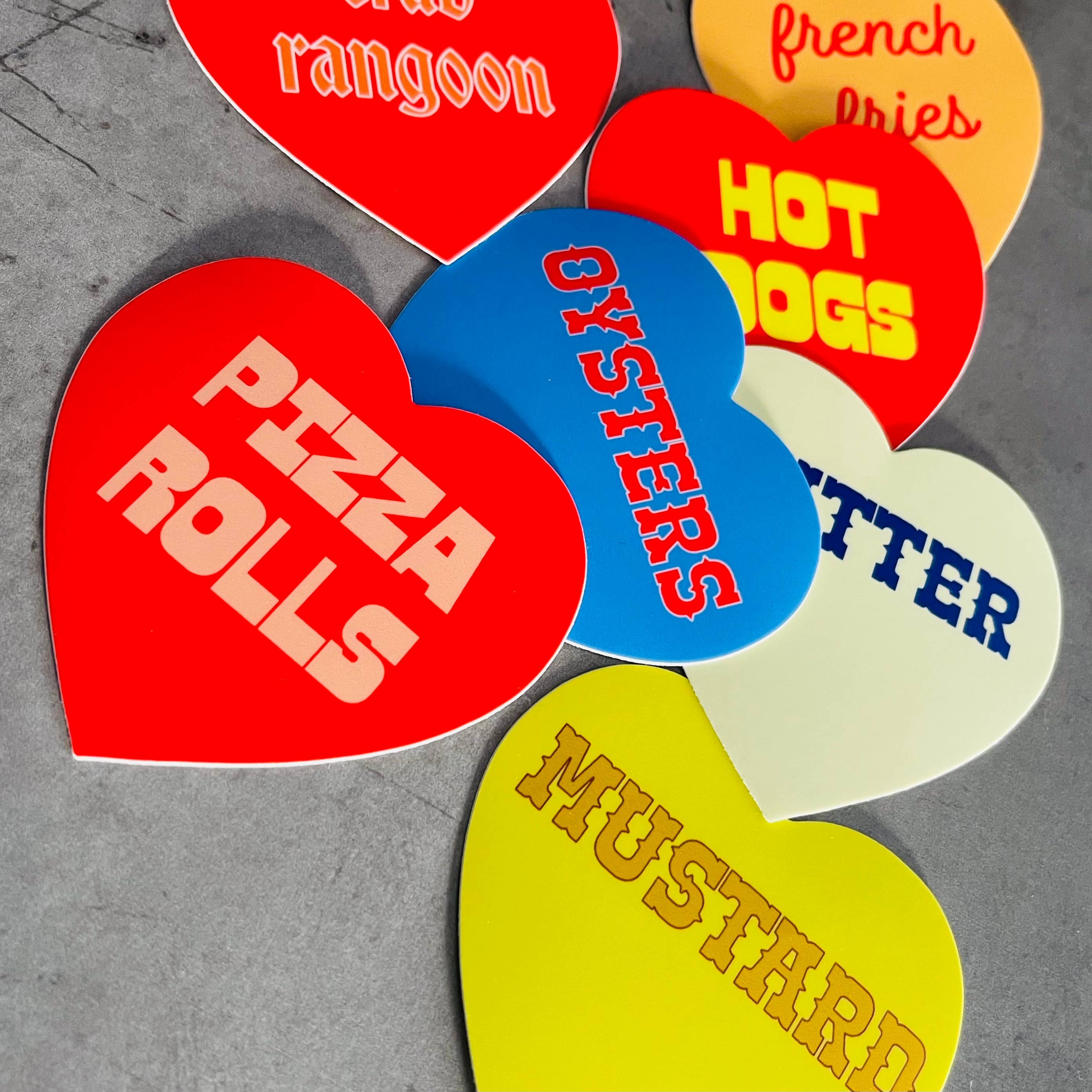FRENCH FRIES HEART STICKER // FOODIE COOKING CHEF GIFTS