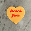 FRENCH FRIES HEART STICKER // FOODIE COOKING CHEF GIFTS