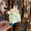 COWBOY FROG STICKER